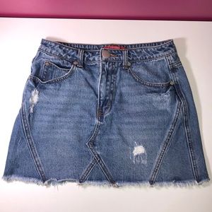 Jean Mini Skirt by the brand Caffeine